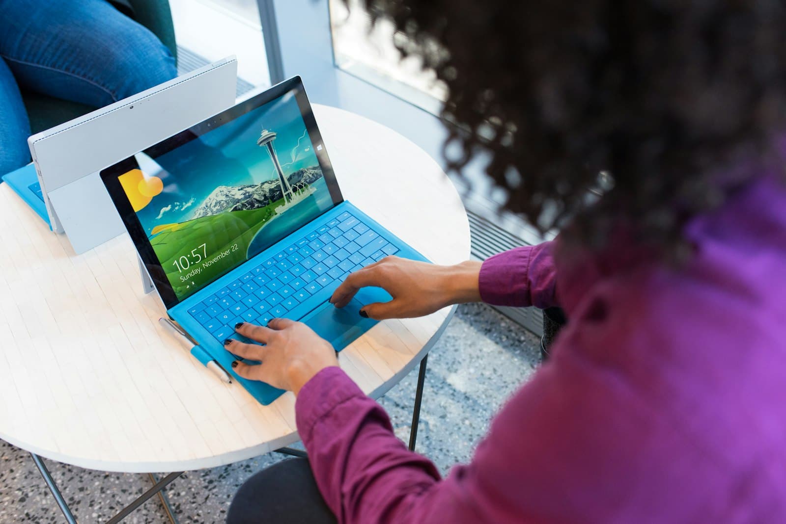 Professional reviewing systems on a laptop